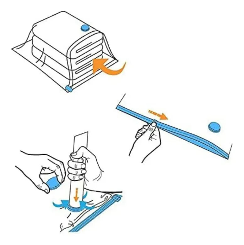 Pack 3 Bolsas al Vacío para Ropa