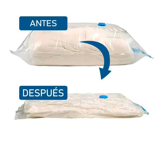 Pack 3 Bolsas al Vacío - Ahorra hasta 80% de espacio